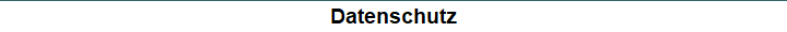 Datenschutz
